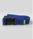 Snap Buckle Yoga Belt Blue