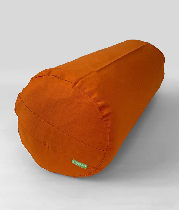 Orange Cotton Bolster