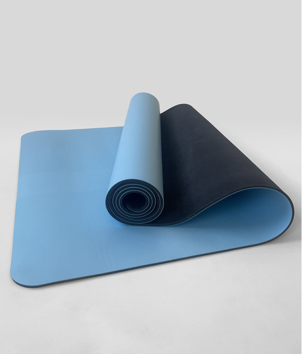 Hot Yoga Mat Blue