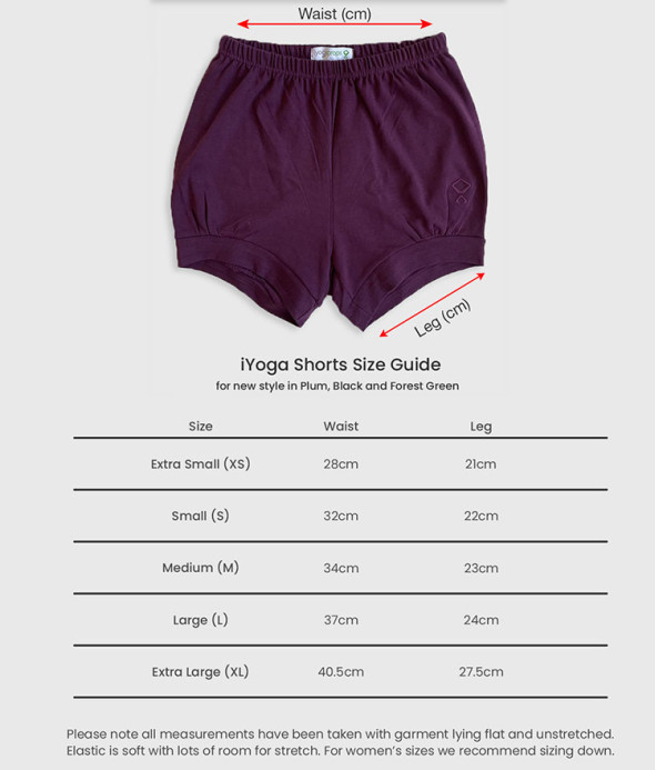 Short Size Guide New Style