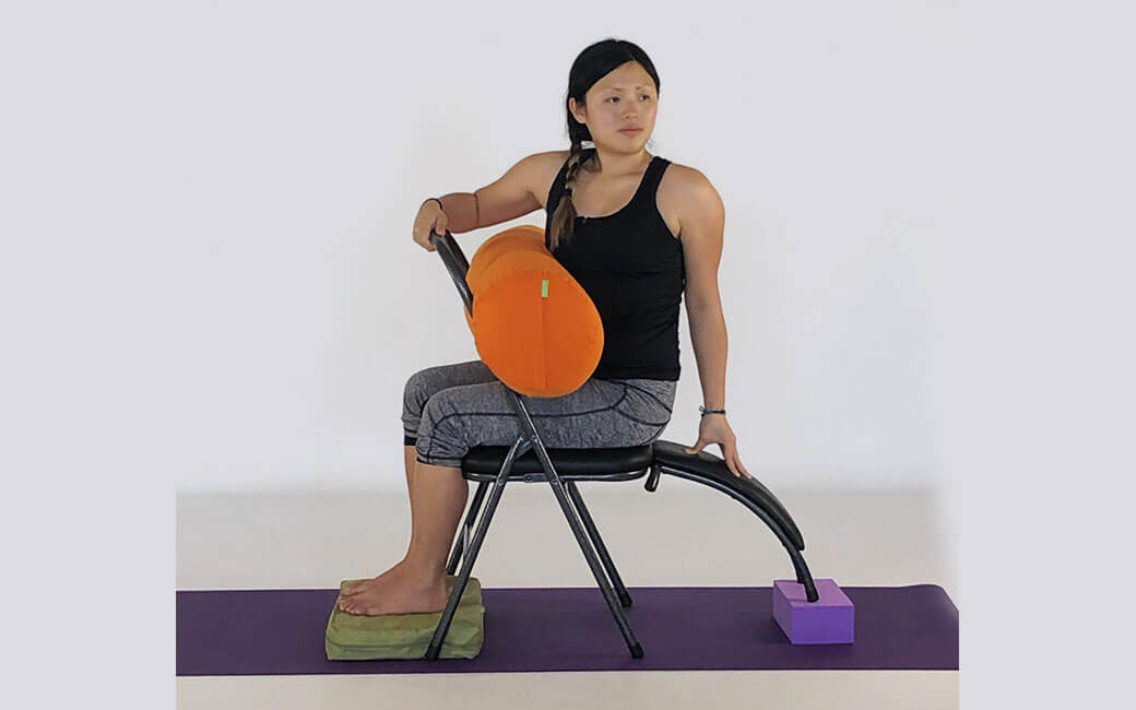 How To Use A Yoga Chair Twists