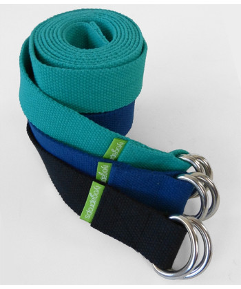 Yoga Belt - 37mm x 2.4m - D-ring